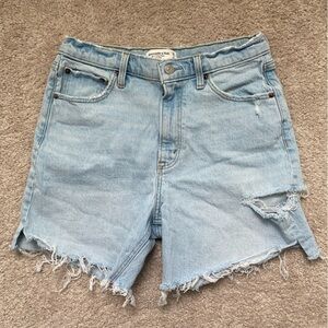 Abercrombie & Fitch Light Wash Jean Shorts